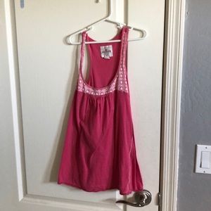 Hot pink tank top